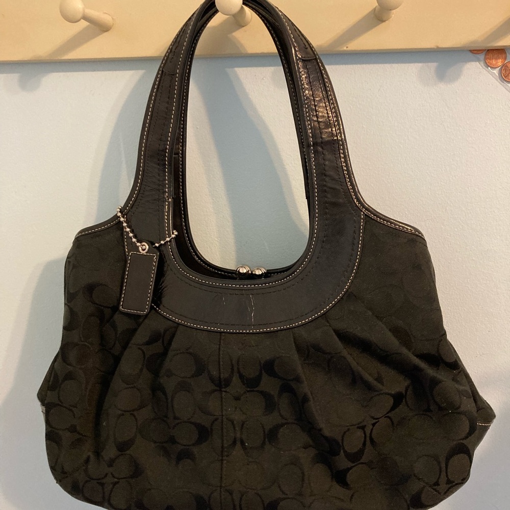 Genuine Black Coach Purse